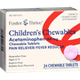 Foster & Thrive Children's Chewables Acetaminophen 160 mg Tablets Bubble Gum - 24 count