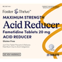 Foster & Thrive Maximum Strength Acid Reducer Famotidine Tablets 20 mg - 25 count