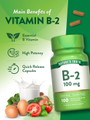 Nature's Truth B- 2 100 mg Tablets - 100 ct