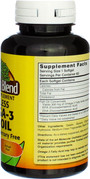 Nature's Blend Omega-3 Fish Oil 1000 mg Softgels Odorless - 60 ct