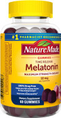 Nature Made Melatonin 10 mg Gummies Time Release Cherry - 60 ct