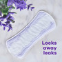 Always Xtra Protection Anti-Bunch Liners Long Unscented - 144 ct
