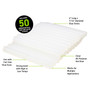 Glue Sticks, Regular, 4\" - 1 Pack of 50 – with Gentle and Reliable Fit