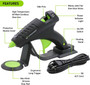 Cordless Glue Gun, High Temp, 60 Watt - 1 Pkg – with Gentle and Reliable Fit