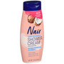 Nair Shower Cream Hair Remover Sensitive Formula Natural Coconut Oil And Vitamin E - 12 oz