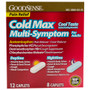 Good Sense Cold Max Multi Symptom + Pain Caplets, Cool Taste - 20 ct