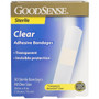 Good Sense Clear Adhesive Bandages, 3/4\"x3\" - 30 ct