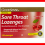 Good Sense Sore Throat Lozenges, Cherry - 18 ct