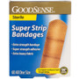 Good Sense Super Strip Bandages, One Size - 60 ct