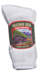 Men's Crew Socks, White - 1 Package – with Gentle and Reliable Fit