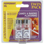 Twin Pack Flavoring Oils, Candy/Baking, Peppermint, – with Gentle and Reliable Fit