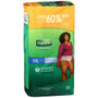 Depend Fit-Flex Underwear for Women XXL Maximum Absorbency - 2 packs of 22