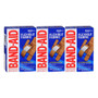Band Aid Flexible Fabric Adhesive Bandages Assorted - 100ct, Pack of 3