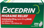 Excedrin Migraine Relief Caplets - 200 count