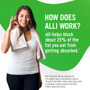 alli Orlistat 60 mg Weight Loss Aid Refill Pack – 120 Capsules, 40-Day Supply