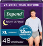 Depend Night Defense Underwear For Men XL - 48ct