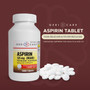 Geri-Care 325 mg Aspirin - 1000 Count Tablets