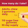 Nature Made D3 2000 IU (50 mcg) Gummies Zero Sugar Cherry - 110 ct