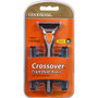 Good Sense Men's Crossover 3-Blade Disposable Razor - 5 ct
