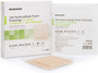 McKesson Silicone Foam Dressing with border 4\" x 4\" - 10 count