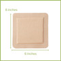 McKesson Silicone Foam Dressing 6\" x 6\" - 10 count
