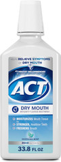 ACT Dry Mouth Anticavity Fluoride Mouthwash Soothing Mint - 33.8 oz