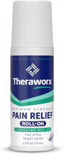 Theraworx Lidocaine HCL 4% Pain Relief Roll-On Maximum Strength - 2.5 oz