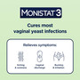 MONISTAT 3 Vaginal Antifungal Suppositories Combination Pack - 3 ct