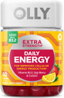 OLLY Daily Energy Gummies Extra Strength Berry Yuzu - 60 count