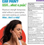 Ear Pain MD Pain relieving drops $% Lidocaine - 12.5 ml drops