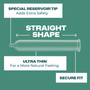 TROJAN Ultra Thin Spermicidal Lubricated Latex Condoms - 12ct