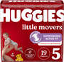 Huggies Little Movers Diapers Size 5, 4 - 19ct