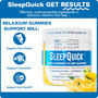 Relaxium SleepQuick Gummies Sleep Support Supplement Lemon Flavor 60 Ct