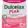 Dulcolax Pink Laxative Comfort Coated Tablets - 25 ct