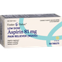 Foster & Thrive Low Dose Aspirin 81 mg Tablets - 180 count