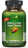 Irwin Naturals 2-in-1 Kidney & Liver Super Cleanse Liquid Soft-Gels - 60 count