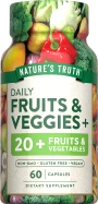 Nature's Truth Daily Fruits & Veggies+ Vegetarian - 60 Capsules