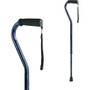 Carex Adjustable Walking Cane, Blue