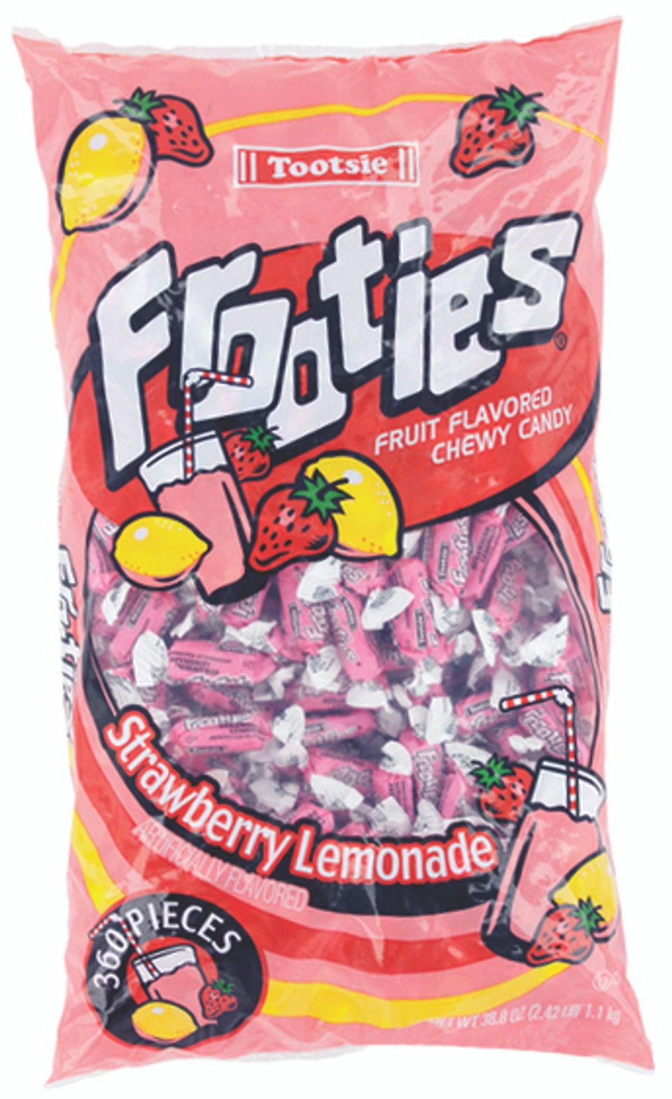 Strawberry Lemonade Frooties Tootsie Roll Bag, 38.8 oz - The Online ...