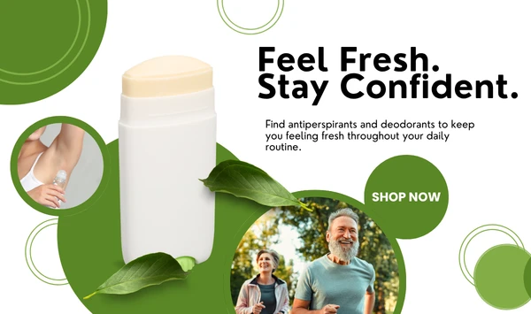 Shop antiperspirants and deodorants for everyday freshness and confidence.