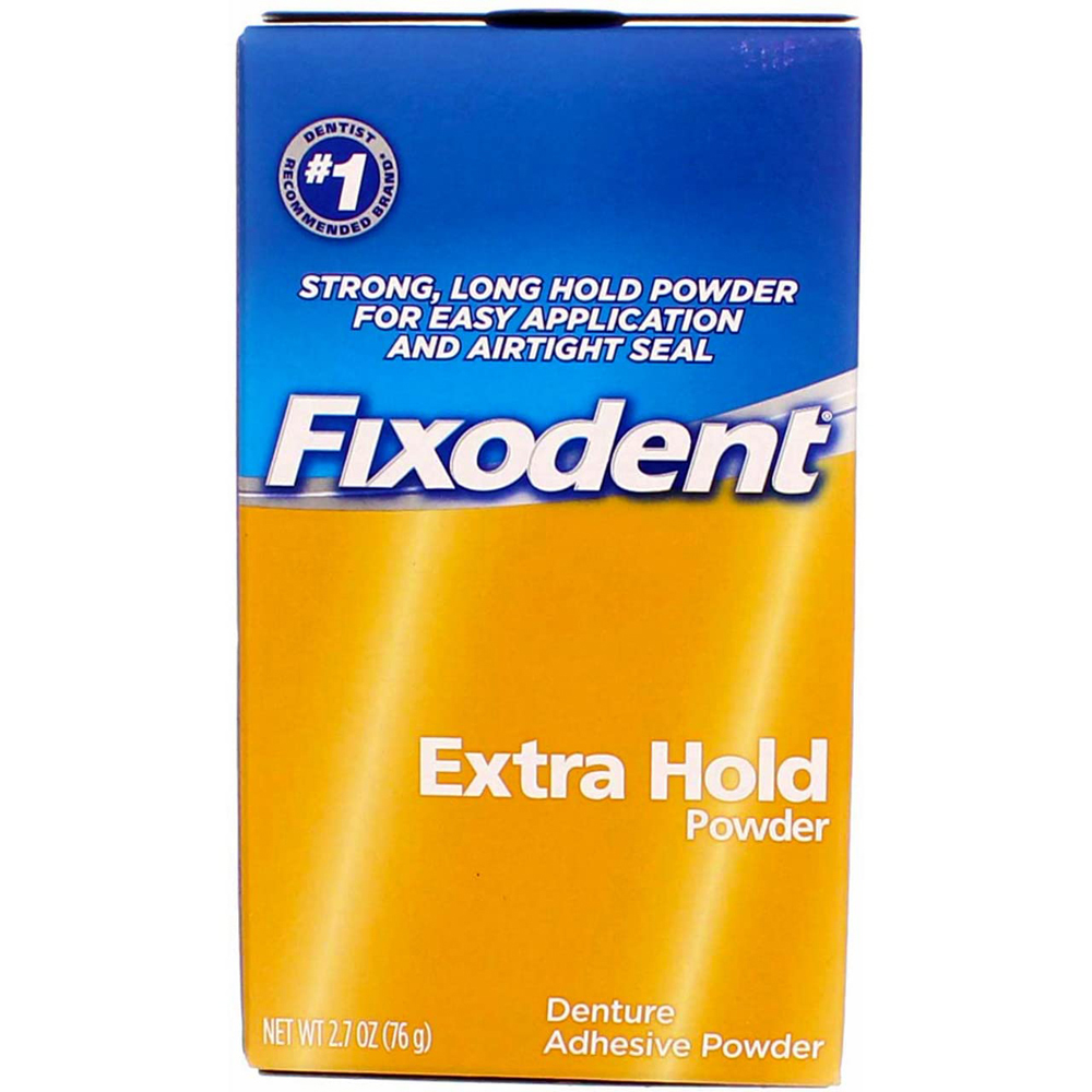 Fixodent Denture Adhesive Powder 1.6 Oz - Extra Hold | Buy Now With - View #2