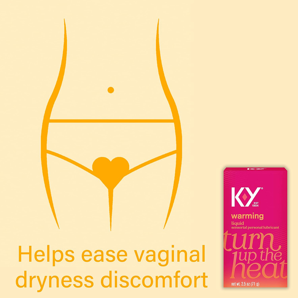 ky warming liquid personal lubricant K-Y Warming Jelly Personal Lubricant