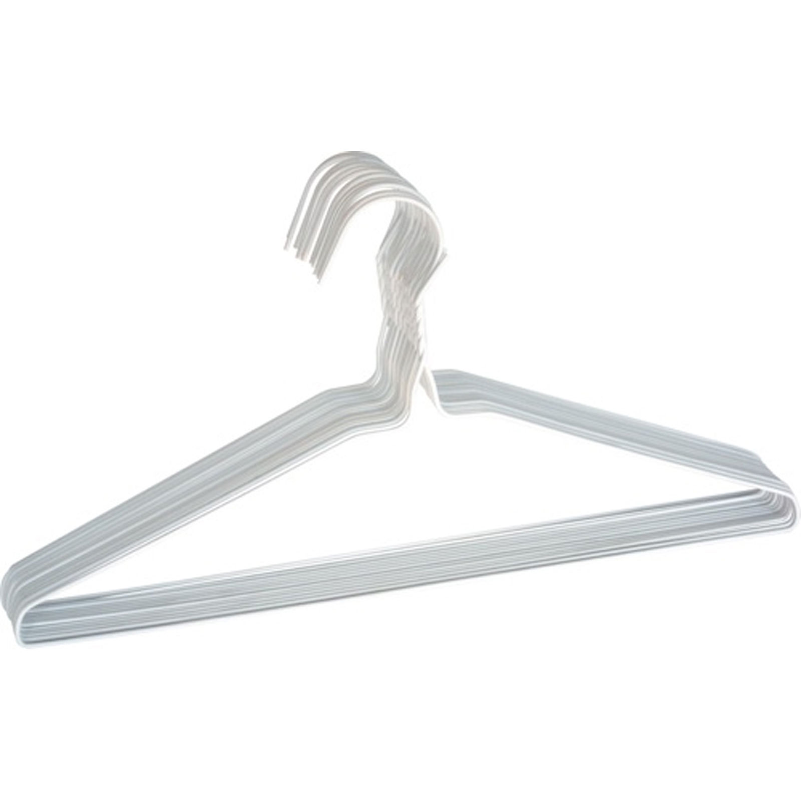 Merrick White Plastic Tubular Hangers, 7 ct.