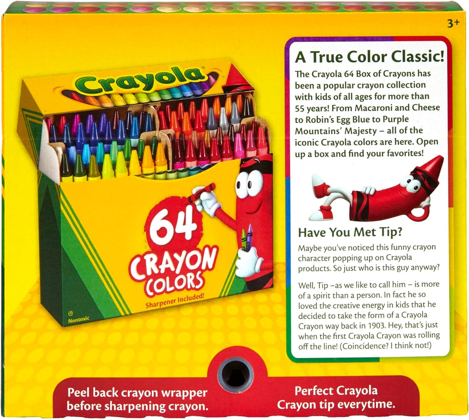 Crayons-Non Peggable, Assorted, 64Ct. | Thrifty White Health