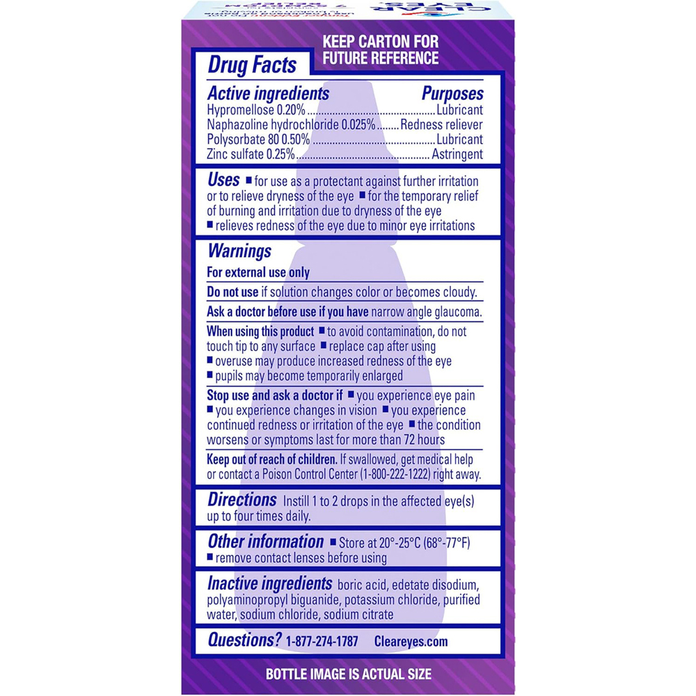 Clear Eyes Complete 7 Symptom Relief Eye Drops | Thrifty White