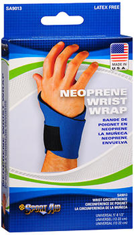 Scott Sport Aid Neoprene Wrist Wrap SA9013 Blue Universal - Thrifty ...
