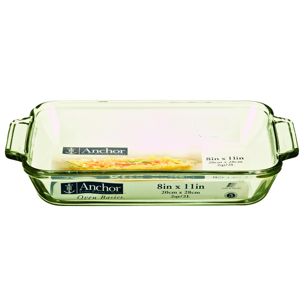 Quart Oblong Glass Baking Dish, x 11
