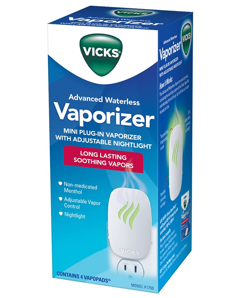 Vicks Advanced Soothing Vapors Mini Waterless Vaporizer With