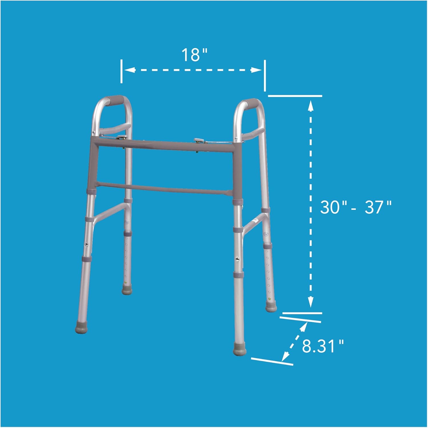 Carex Folding Walker For Seniors | Thrifty White Health Essentials