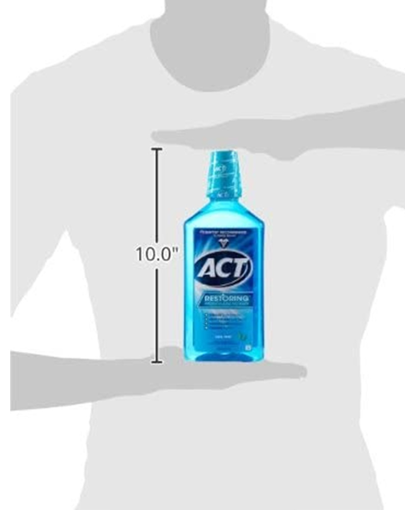 Act Restoring Anticavity Fluoride Mouthwash Mint Burst (3 oz) | Delivery  Near Me - Doordash, image size:794x1000